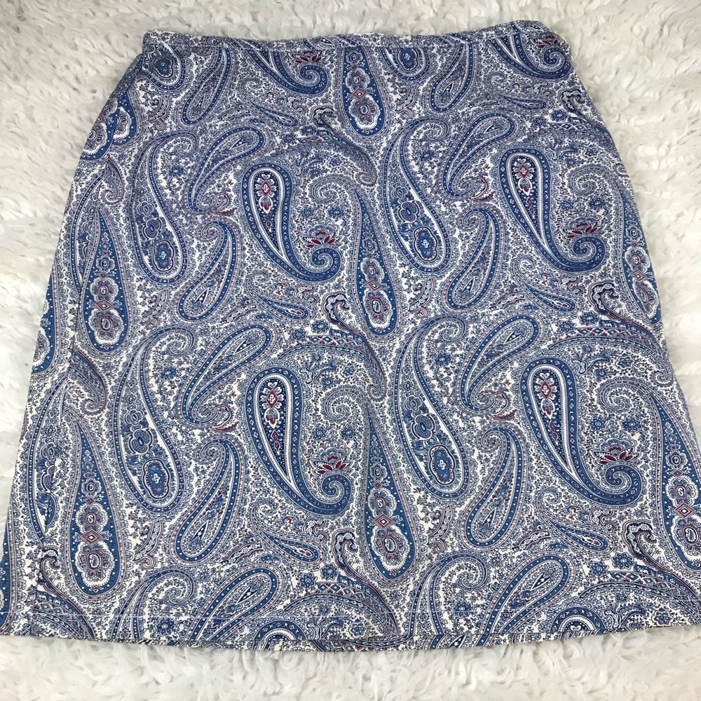 Vintage Tommy Hilfiger Paisley Mini Skirt